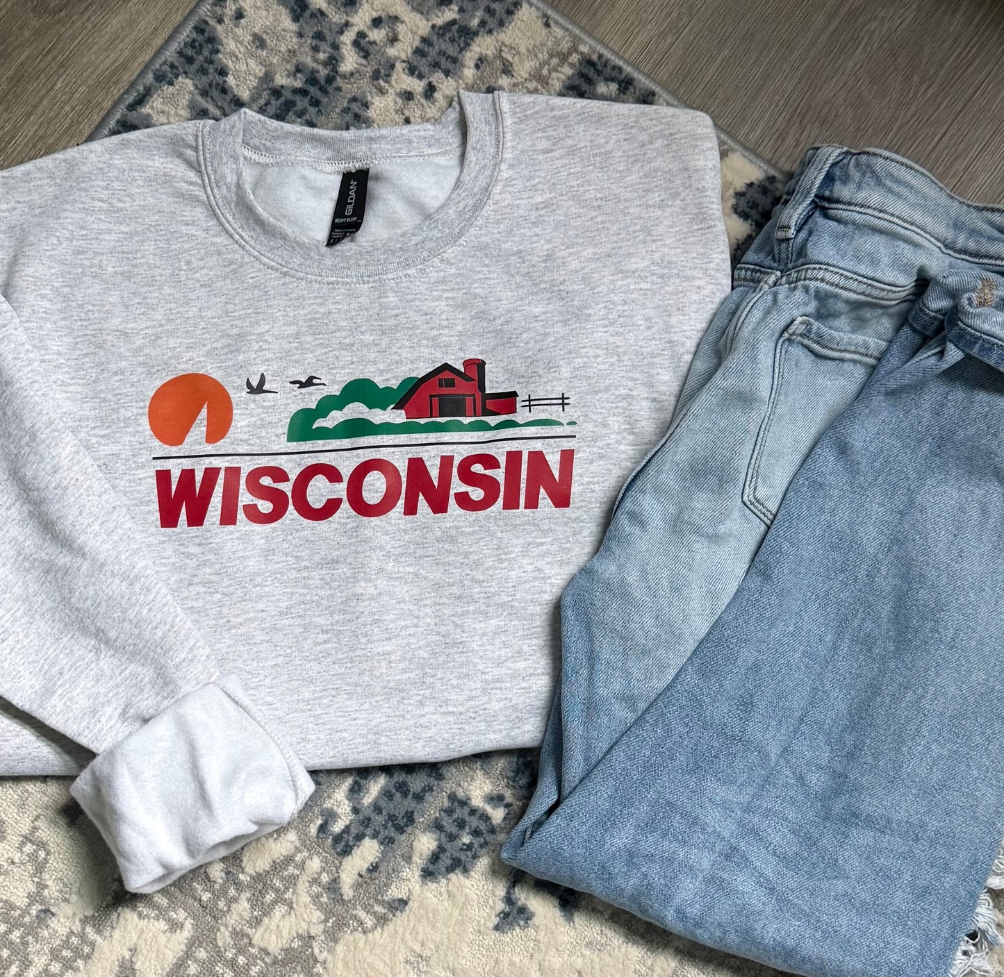 Wisconsin License Crewneck