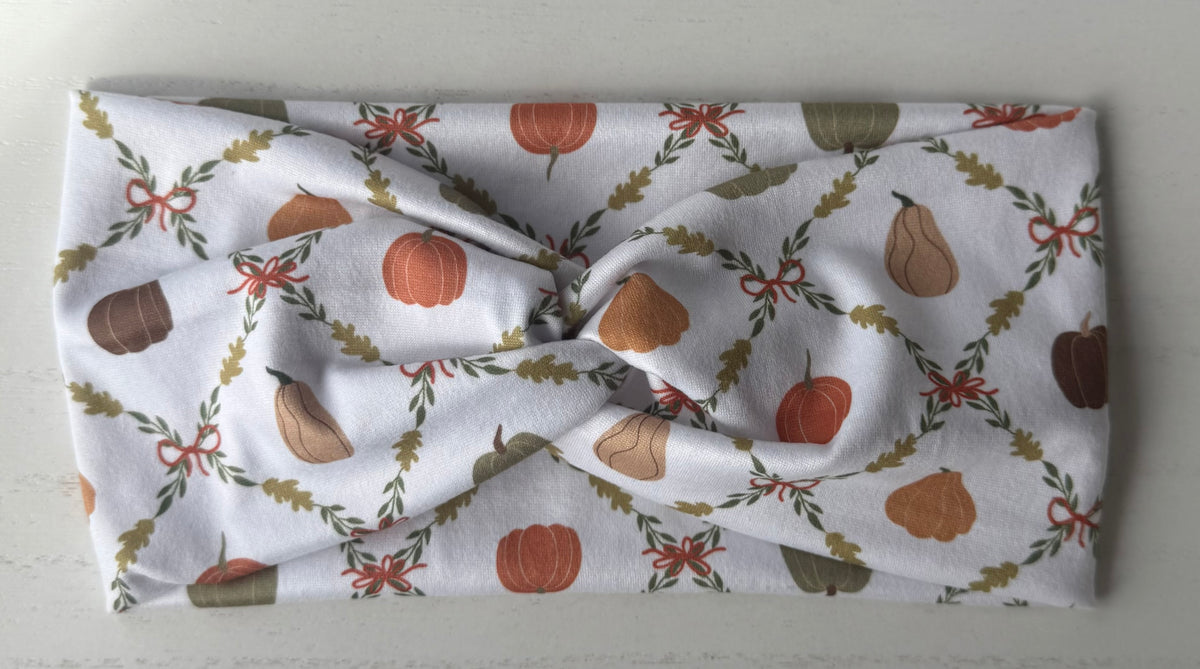 Trellis Pumpkin Headband