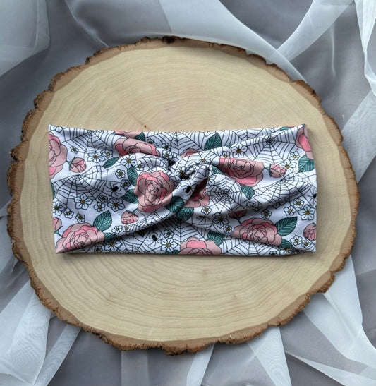 Floral Spider Web Headband