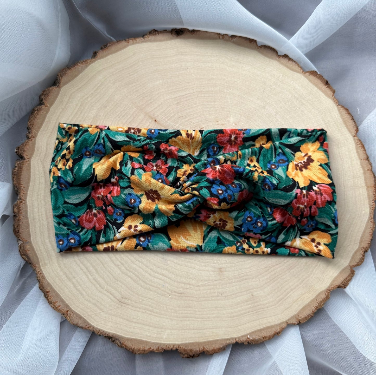 Bright Multi Colored Floral Headband