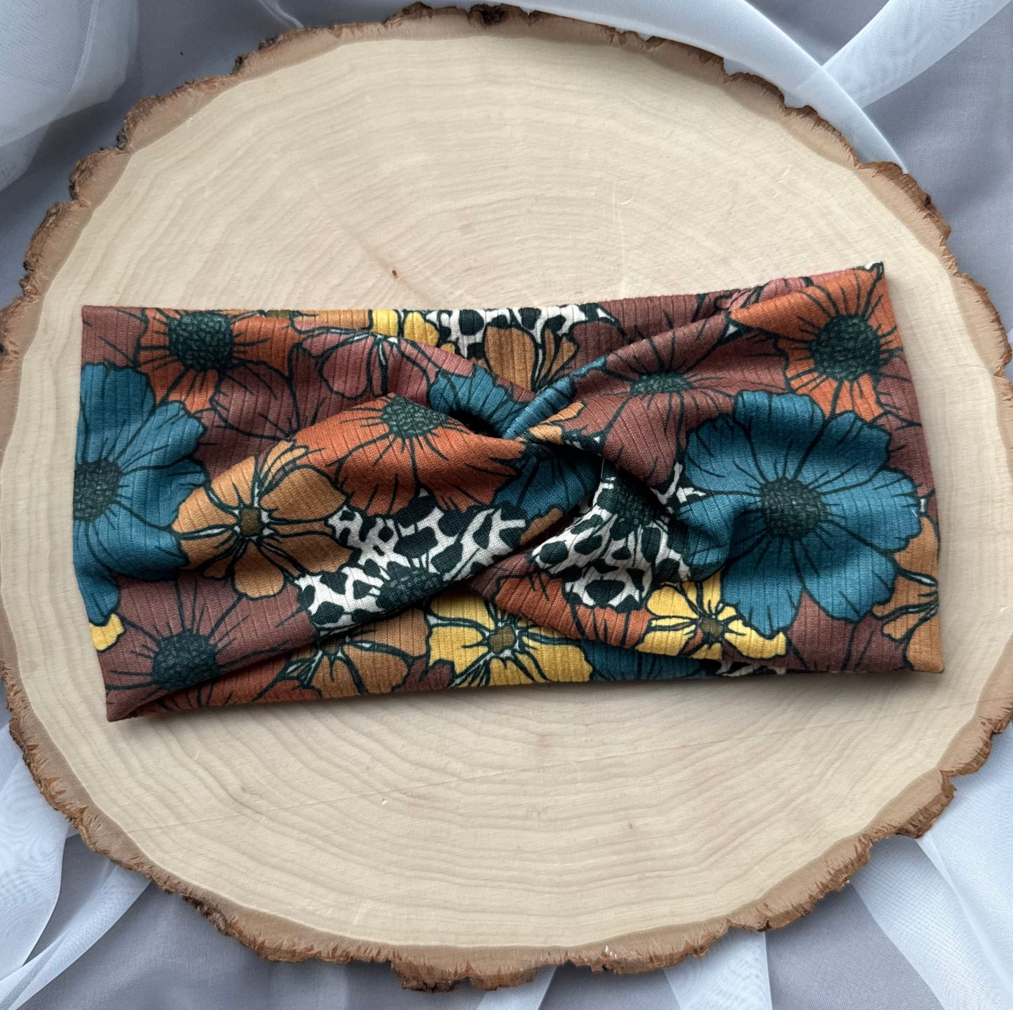 Neutral Floral Headband