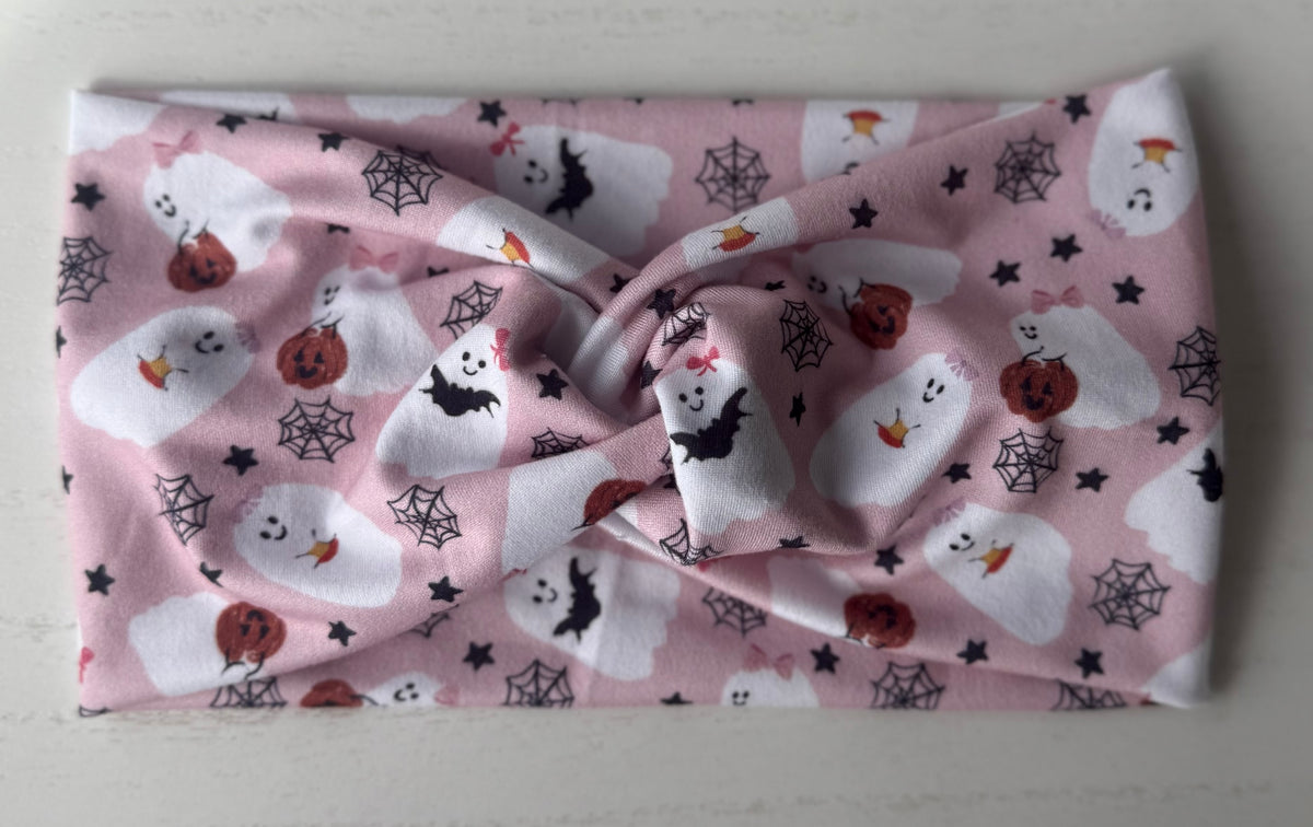 Cute Pink Spooky Ghost Headband