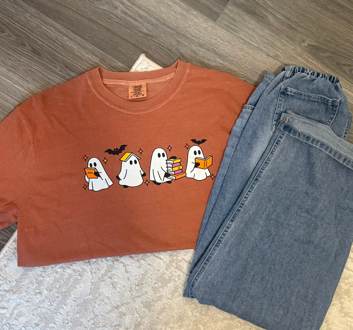 Ghosts w/ Books T-Shirt