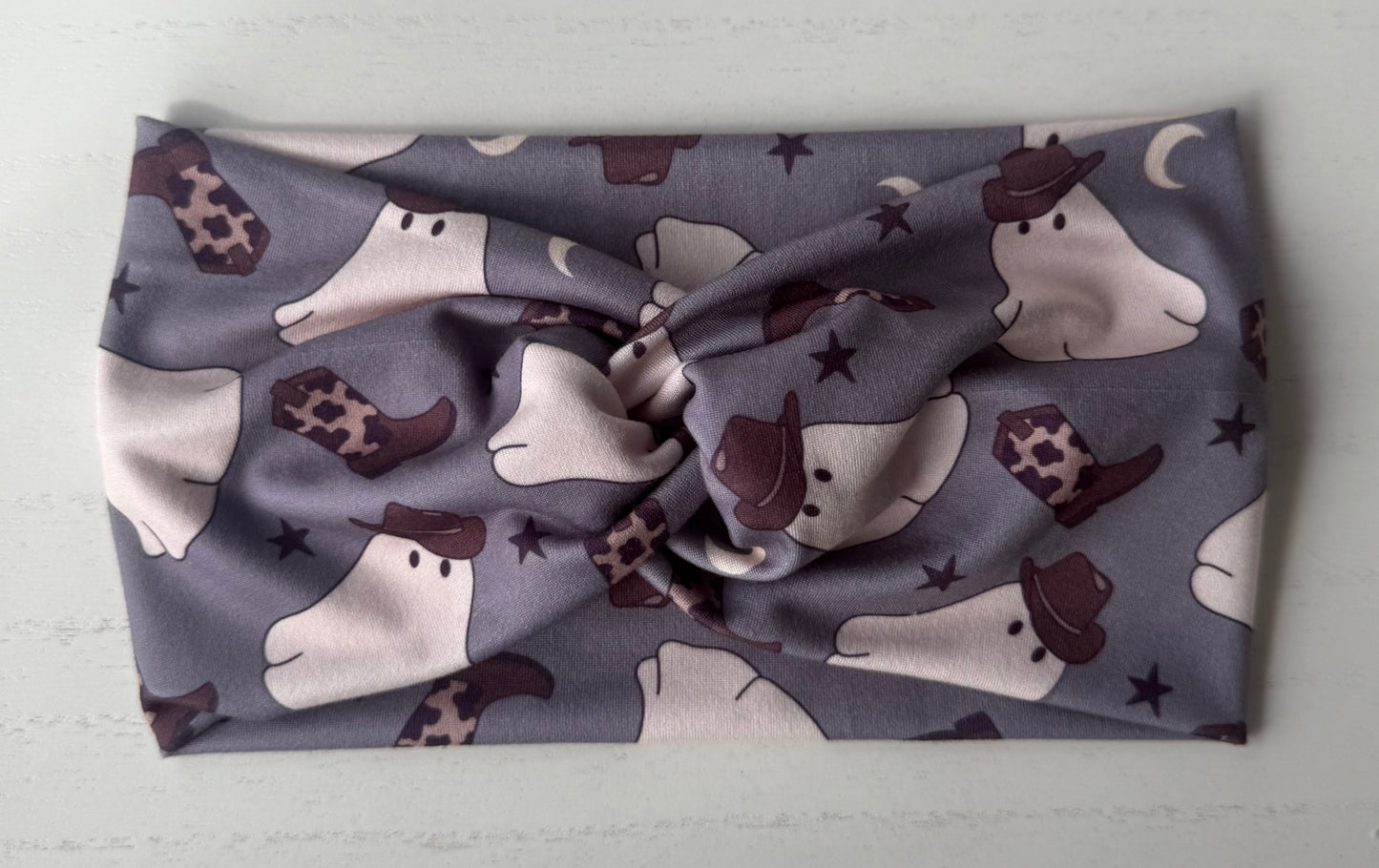 Spooky Cowboy Ghost Headband