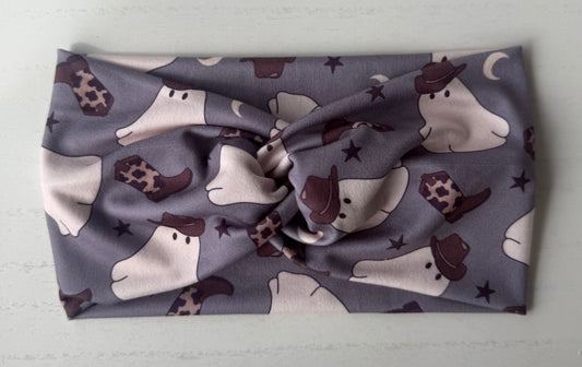Spooky Cowboy Ghost Headband
