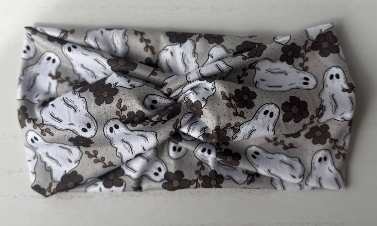 Floral Ghosts Headband