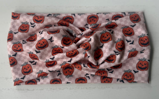 Checkered Spooky Headband