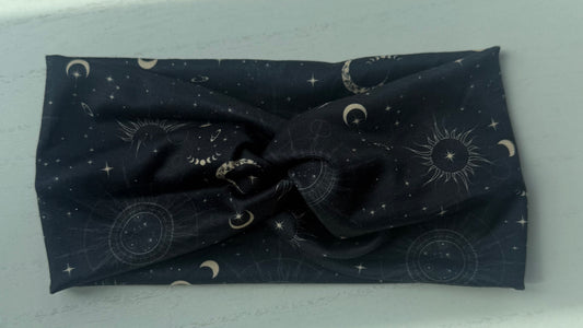 Black Moon & Stars Headband