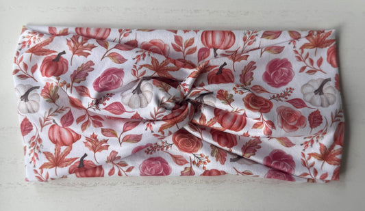 Leaves & Pumpkins Headband