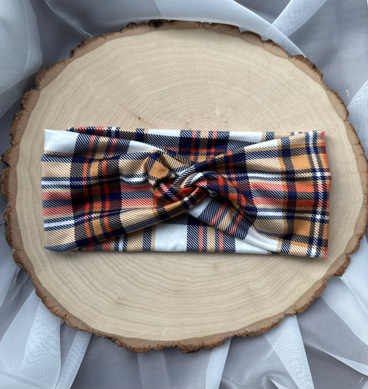 Fall Plaid Headband